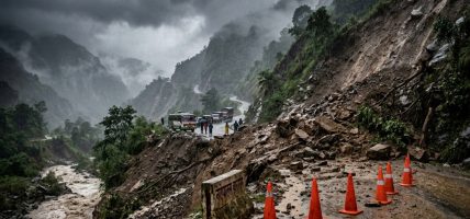 वर्षाका कारण देशका विभिन्न स्थानमा सडक अवरुद्ध