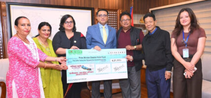 आयरल्याण्डमा अध्ययनरत बिद्याथीद्वारा संगीतबाट सहयोग कार्यक्रम आयोजना गरी बढीपिडितलाई सहयोग