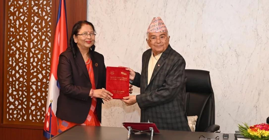 राष्ट्रपतिसमक्ष राष्ट्रिय महिला आयोगको वार्षिक प्रतिवेदन पेस