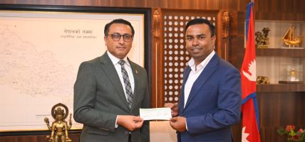 प्रधानमन्त्री दैवी प्रकोप उद्धार कोषमा विराटनगर महानगरको एक करोड एक हजार रुपैयाँ सहयोग