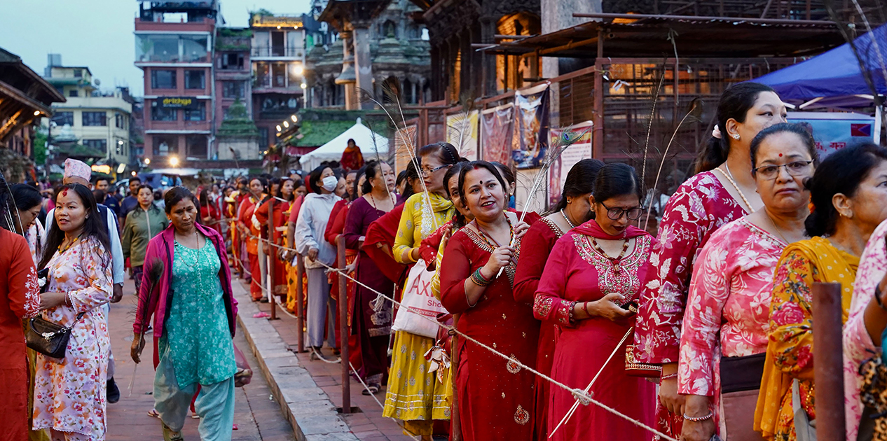 भाद्र कृष्ण अष्टमी: बिहानैदेखि देशभरका श्रीकृष्ण मन्दिरमा भक्तजनको लाम