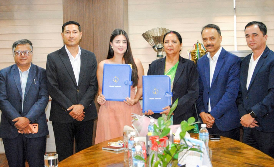 नीति शाह नेपाल टेलिकमको ब्रान्ड एम्बेसडरमा नियुक्त नीति शाह नेपाल टेलिकमको ब्रान्ड एम्बेसडरमा नियुक्त