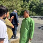 कुलमान पुगे आरुघाट, बाढी प्रभावित क्षेत्र निरीक्षण