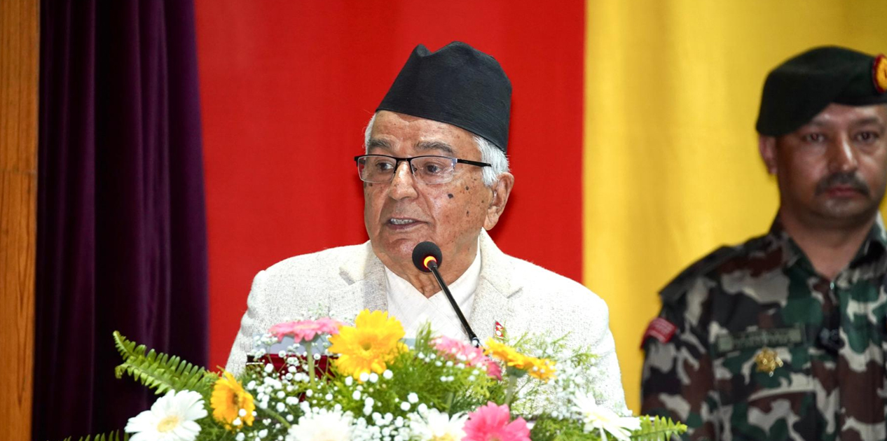 ‘समृद्ध नेपाल निर्माणमा राज्य, निजी क्षेत्र र समाजको साझा राष्ट्रिय संकल्प आवश्यक छ’ : राष्ट्रपति पौडेल